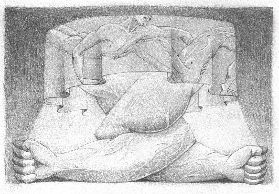 Margalit Cutler, drawing from Light and Veil